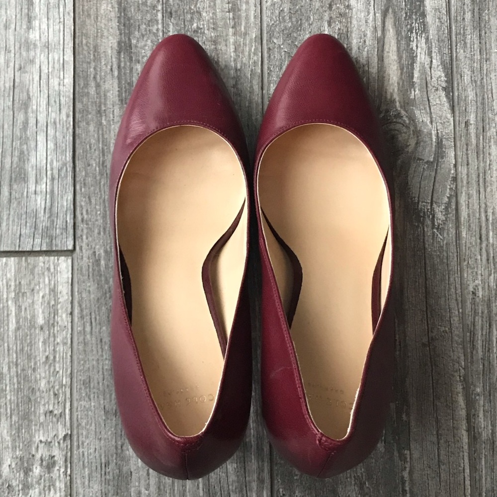 Cole Haan Red Pump Heels - Picture 8 of 8